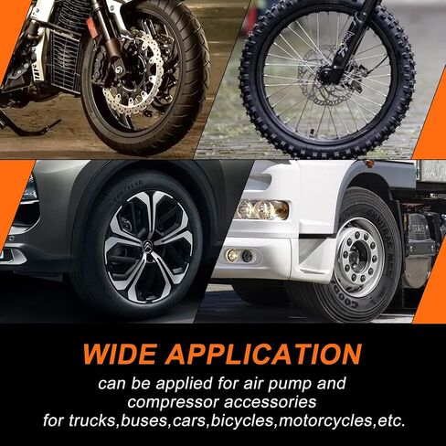 SAFELIFE Dual Foot Air Chuck with Comfort Grip Handle, Tire & Wheel Tools, Semi Tire Inflator, Tire Inflator Chuck Tilt Lock, Long Tire Chuck Push Pull Air Inflator Wheel Chuck in Saudi Arabia