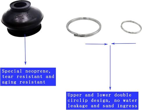 XCPMC Front Lower Control Arm and Ball Joint Assembly 2 Pcs Left & Right｜Replacement For 2013-2019 Ford Escape｜Replace OE#: RK622161 RK622661 Black in Kuwait