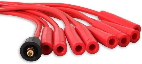 ACCEL 4040R Spark Plug Wire Set- 8mm - Red Wire with Red Straight Boots in Saudi Arabia