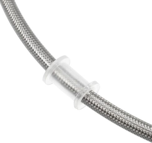 X AUTOHAUX Brake Hose AN3 28 90 Degree M10 Motorcycle Hydraulic Brake Line Oil Hose Pipe Fitting for ATV Motorcycle Motocross Racing Bike 170cm Silver Tone 1Set in Saudi Arabia