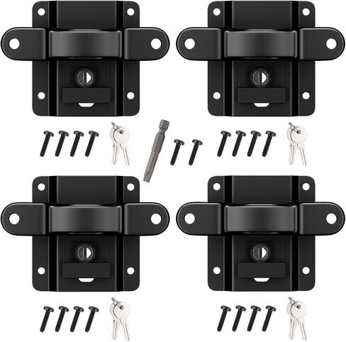 Forccord مناسب لمثبتات الربط Ford F150 F250 F350 & Raptor 2022 2021-2015 لربط سرير الشاحنة، استبدال ملحقات السيارة # FL3Z-99000A64-B FL3Z-9928408-AB ربطات سرير للشاحنة - 4 عبوات in Kuwait
