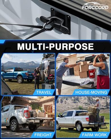 Forccord مناسب لمثبتات الربط Ford F150 F250 F350 & Raptor 2022 2021-2015 لربط سرير الشاحنة، استبدال ملحقات السيارة # FL3Z-99000A64-B FL3Z-9928408-AB ربطات سرير للشاحنة - 4 عبوات in Kuwait