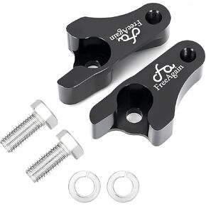 2" Inch Lowering Kit Fits for 2002-2022 Harley Davidson/Touring/Street Glide/Electra Glide/Ultra Glide/Road King Lowering Blocks (Style-1)
