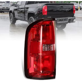 AUTOWIKI Tail Light for 2015-2022 Chevy Colorado, Red Lens OEM Style Taillights Rear Light Replacement for 15-22 Colorado 1 Pair