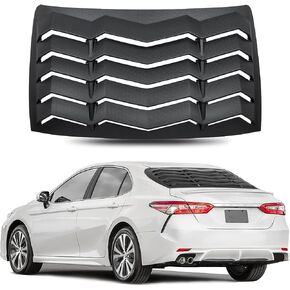 Goupgo غطاء واقي من الشمس للزجاج الأمامي ABS متوافق مع Toyota Camry 2018 2019 2019 2011 بوصة GT Lambo Style أسود مطفي in Kuwait