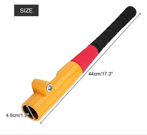 KIMISS Antitheft Locking Devices, Steering Wheel Lock Universal Car Truck Steering Wheel Locks Baseball Anti Theft Lock in Saudi Arabia