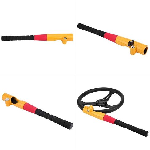 KIMISS Antitheft Locking Devices, Steering Wheel Lock Universal Car Truck Steering Wheel Locks Baseball Anti Theft Lock in Saudi Arabia