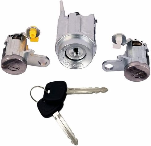 مجموعة اسطوانات قفل باب جديدة ومفتاح اشعال لسيارة تويوتا تاكوما 1995-2004، نفس المفتاح المتطابق in Kuwait