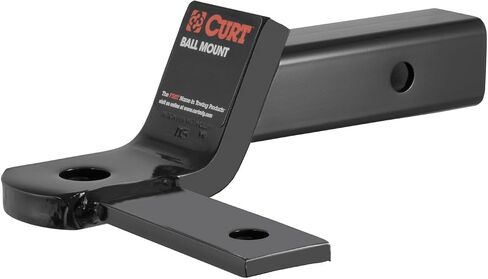 Curt Manufacturing 45820 Anti Sway Trailer Hitch Ball Mount,Fits 2-Inch Receiver,7,500 lbs,1-Inch and 5/8-Inch Holes,2-In Drop,Black in Saudi Arabia