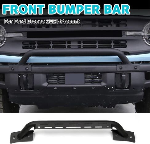 قضيب Powerty Bull متوافق مع Ford Bronco 2022 2021 2 و4 أبواب أمامي ممتص الصدمات على الطرق الوعرة مع دعامة ضوء in Saudi Arabia