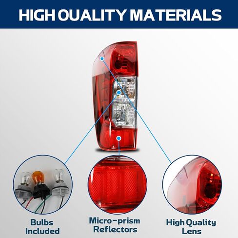 KAKSEY Tail Light Assembly Compatible with Nissan Frontier Navara NP300 D23 2014 2015 2016 2017 2018 2019 2020 2021 Repalces OEM # 26550EA80B NI2801206 11609590 2801206 (Left) in Saudi Arabia