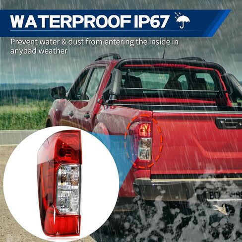 KAKSEY Tail Light Assembly Compatible with Nissan Frontier Navara NP300 D23 2014 2015 2016 2017 2018 2019 2020 2021 Repalces OEM # 26550EA80B NI2801206 11609590 2801206 (Left) in Saudi Arabia