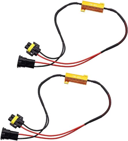 H1 H3 LED فك رموز LED أضواء الإشارة تحذير Canceller محول مكافحة وميض خطأ تحميل مجاني المقاوم (حزمة من 2) in Kuwait