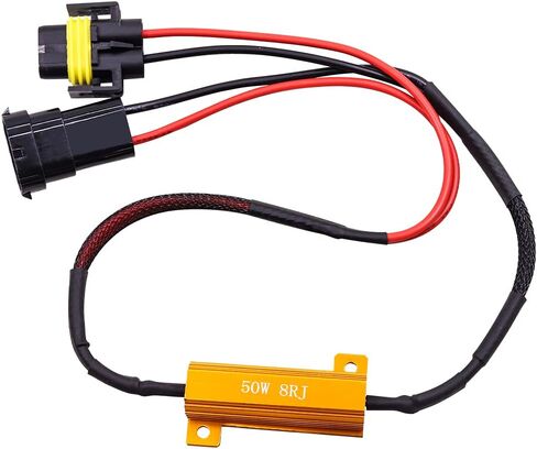 H1 H3 LED فك رموز LED أضواء الإشارة تحذير Canceller محول مكافحة وميض خطأ تحميل مجاني المقاوم (حزمة من 2) in Kuwait