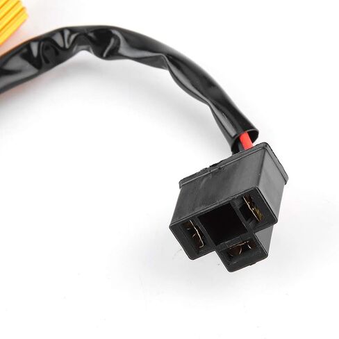مجموعة مقاومات تحميل لمصابيح LED الامامية H6054 مكونة من قطعتين مزودة بفك تشفير LED ومقاومة لتحميل مصابيح السيارة الامامية بدون اخطاء متوافقة مع اتش 4 in Kuwait