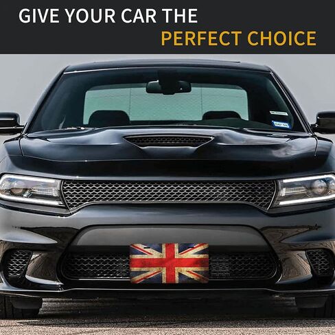 British Flag Quality Aluminum License Plate Cover Novelty Tag License Plate Decorative Car Front License Plate 6x12 Inch in Saudi Arabia