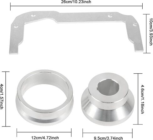 Hotwin LS Rear Main Seal Alignment Tool,Front Cover Alignment Tools & Oil Pan Front Cover Alignment Tool Kit Compatible for GM LS Engine 4.8 5.3 5.7 6.0 LS1 LS2 LS3 LS6 L99 LS4 LS9 LSA LQ4 LQ9 L76 L92 in Saudi Arabia