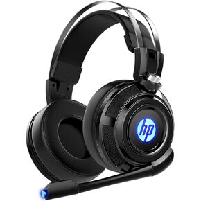 سماعات رأس HP للألعاب مع ميكروفون، لجهاز PS4، وNintendo Switch، وMac، والكمبيوتر المحمول، وسماعات رأس فوق الأذن PS4 وإضاءة LED in Kuwait