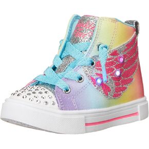 حذاء رياضي Skechers Kids Girls Twinkle Sparks-Wing Charm، متعدد الألوان، 6 طفل صغير in Saudi Arabia