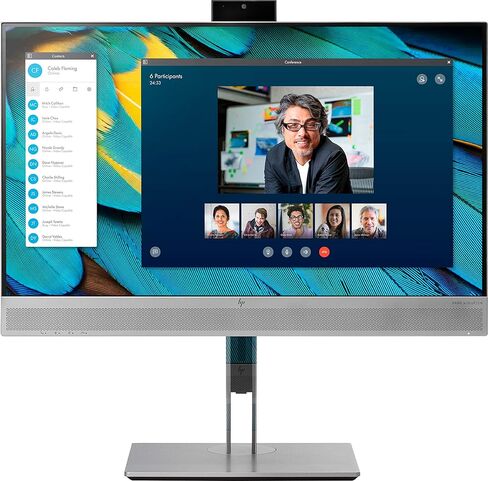 HP EliteDisplay E243m LED Display 60.5 cm (23.8") Full HD Flat Black,Silver in Saudi Arabia