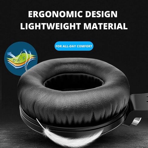 HP Gaming Headphones with Microphone, for PS4, Nintendo Switch, Mac, Laptop, Over Ear Headphones PS4 Headset and LED Light in Saudi Arabia