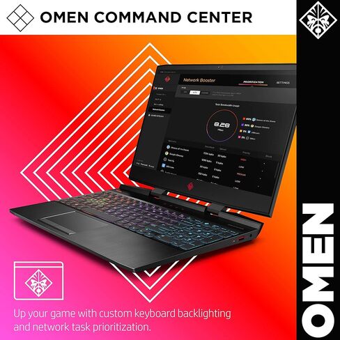 OMEN by HP 2019 15-inch Gaming Laptop, 9th Gen Intel i7-9750H, NVIDIA GeForce RTX 2070 with Max-Q (8 GB), 16 GB RAM, 512 GB Solid-State Drive, VR Ready, Windows 10 Home (15-dc1060nr, Shadow Black) in Kuwait