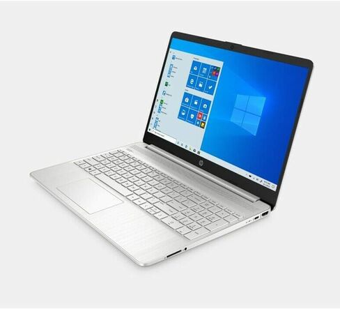 2021 HP 15.6" HD Touchscreen Laptop Computer, AMD Ryzen 7-4700U Processor, 32GB RAM, 2TB SSD, HD Audio, HD Webcam, AMD Radeon Graphics, Bluetooth, HDMI, Windows 10, Silver, 32GB SnowBell USB Card in Saudi Arabia