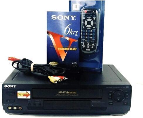 Sony SLV-N50 Video Cassette Recorder VHS 4-Head Hi-Fi VCR in Saudi Arabia