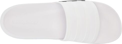 adidas Unisex Racer TR Slides Sandal, White/Core Black/White, 13 US Women in Saudi Arabia