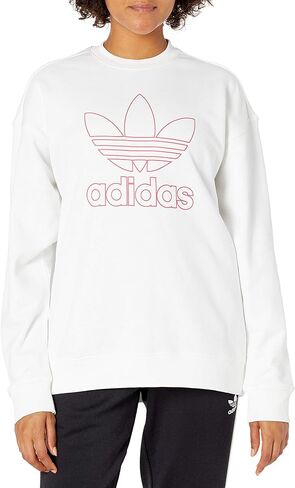 adidas Originals Women's Outline Trefoil Crew Sweatshirt in Saudi Arabia