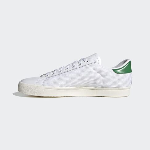 حذاء كلاسيكي للرجال من adidas Originals Rod Laver Vintage أبيض/أخضر مقاس 13 in Kuwait