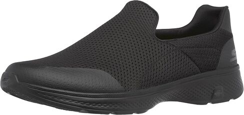Skechers Performance Men's Go Walk 4 Incredible Walking Shoe, Black, 7.5 3E US in Saudi Arabia