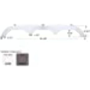 ICON 01901 تنورة حاجز ثلاثي المحور FS1900 لفليتوود - رمادي in Kuwait