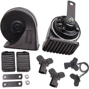Car Horn for Ford, BANHAO 12V 125db High/Low Special Interface Auto Horn 12V Loud Dual Tone Electric Snail Horn Waterproof