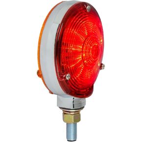 GG Grand General 77610 4 inches Double Faced Star 48 LED Sealed Pedestal Light with Amber Lens