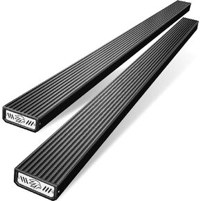 AUTOSAVER88 Running Boards Compatible with 2015-2023 Ford F150, 2017-2023 Ford F250 F350 Supercrew Cab, 4 Inches Aluminum Black Side Steps Nerf Bars in Saudi Arabia
