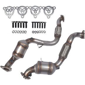 Koomaha Catalytic Converter Replacement for 2007-2009 Audi Q7 Replacement for 2008-2010 Porsche Cayenne 3.6L Part# 955113033AX 955113034AX in Saudi Arabia