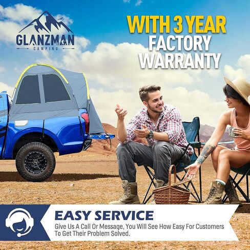 خيمة شاحنة بيك اب، مقاومة للماء PU2000 ملم بطبقة مزدوجة تتسع لشخصين in Kuwait