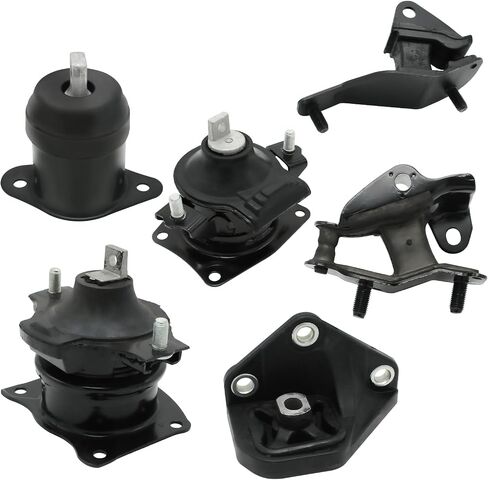 Engine Motor Mount and Trans Mounts Compatible with Honda Accord 2.4L 2003 2004 2005 2006 2007 Automatic Trans Replacement A4509 A4510 A4516 A4517 A4526HY A4542 in Saudi Arabia