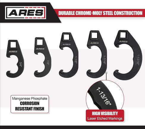 ARES 12112 – 28mm - 35mm Auto Adjust Inner Tie Rod Tool – Unique Design Grips Tie Rod End Securely - Suitable for Use with Small European and Japanese Cars in Kuwait