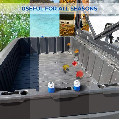 UTV Bed Anchor، kemoto 2 بوصة مجموعة من 5 مراسي ربط لأسفل متوافق مع قفل وقيادة Hole Polaris Ranger (حتى 2021)/General 500 700 800 900 1000 in Saudi Arabia