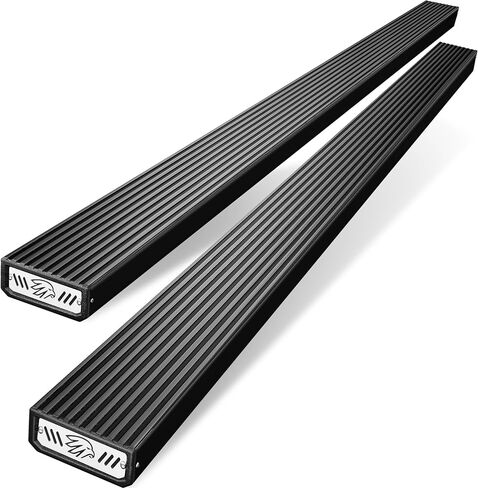 AUTOSAVER88 Running Boards Compatible with 2015-2023 Ford F150, 2017-2023 Ford F250 F350 Supercrew Cab, 4 Inches Aluminum Black Side Steps Nerf Bars in Saudi Arabia