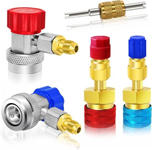 Boltigen R1234yf to R134a Adapter, R134a Adapter, R134a to R1234yf Adapter Kit, for R1234yf/R134a Car AC Refrigerant System in Saudi Arabia