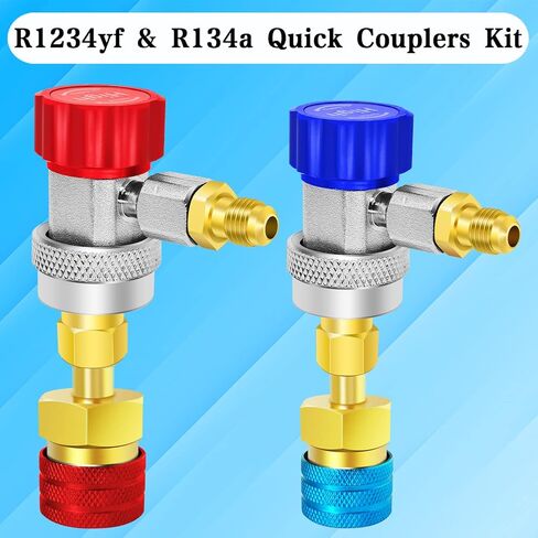 Boltigen R1234yf to R134a Adapter, R134a Adapter, R134a to R1234yf Adapter Kit, for R1234yf/R134a Car AC Refrigerant System in Saudi Arabia