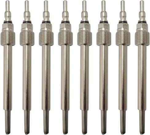 8 قطع شمعات توهج لـ (04-07) فورد 6.0L سوبر ديوتي E350 E450 F250 F350 F450 F550 ديزل - استبدال # 4C3Z-12A342-AA in Kuwait