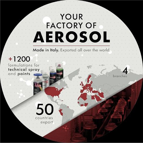 Ambro-Sol - G019 Graphite Grease Spray, Lubricant Ideal for Land Machinery, Agriculture, Construction, 100% Infinite Recyclable Tinplate Spray Canister, NET WT. 10.3 Oz. 400ml. in Saudi Arabia