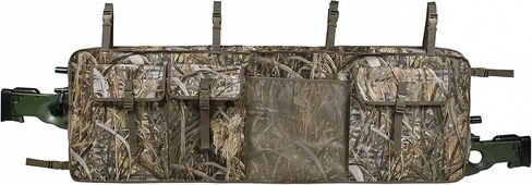 MYDAYS Double Gun Rack for UTV,Improve Style Gun Carrier Rifle Case Rear Storage Bag Roll Cage Cargo Organizer for 2 Guns in Kuwait