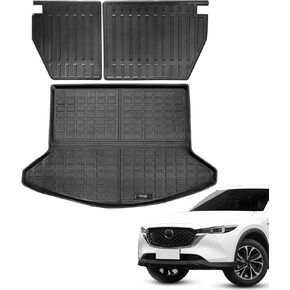 Yonugli مخصص مناسب لـ 2017-2023 Mazda CX-5 حصير مسند الظهر للمقعد الخلفي لجميع أحوال الطقس المطاطية ملحقات حصيرة الحماية (Mazda CX5 Backrest Mats) in Kuwait