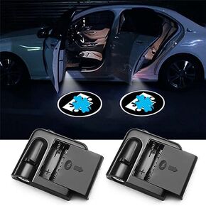 2PCS Car Door Lights Logo Projector for J-p,Courtesy Ghost Shadow Welcome Door Lamp Fit Je- P All Models in Kuwait