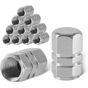 Car Tire tire Valve Cap Valve stem Cover, 12PCS Valve stem Cap,for Automobiles, SUV, Motorcycles, Bicycles, and Trucks, Universal tire Valve stem Cap (Black)